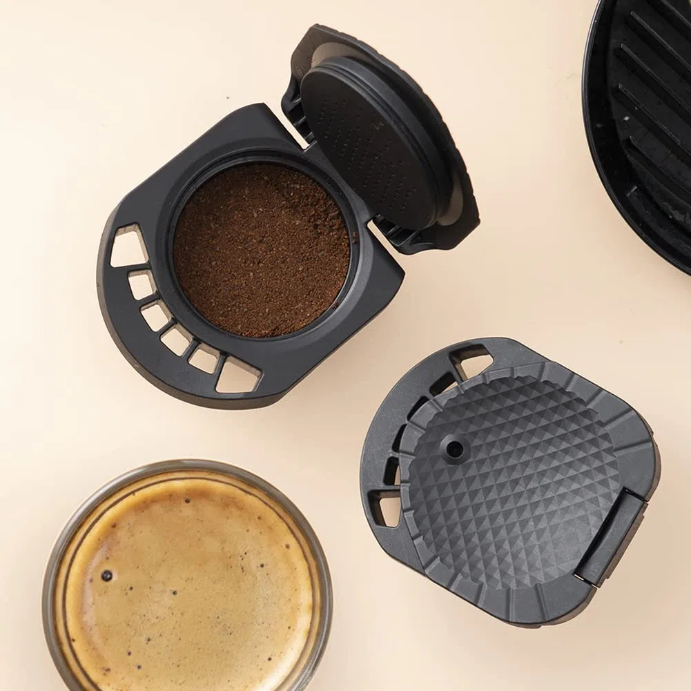 Adattatore convertitore per capsule di caffè, 8 g, grande capacità, per la preparazione del caffè domestico riutilizzabile, accessorio ecologico compatibile con Piccolo XS Genio S