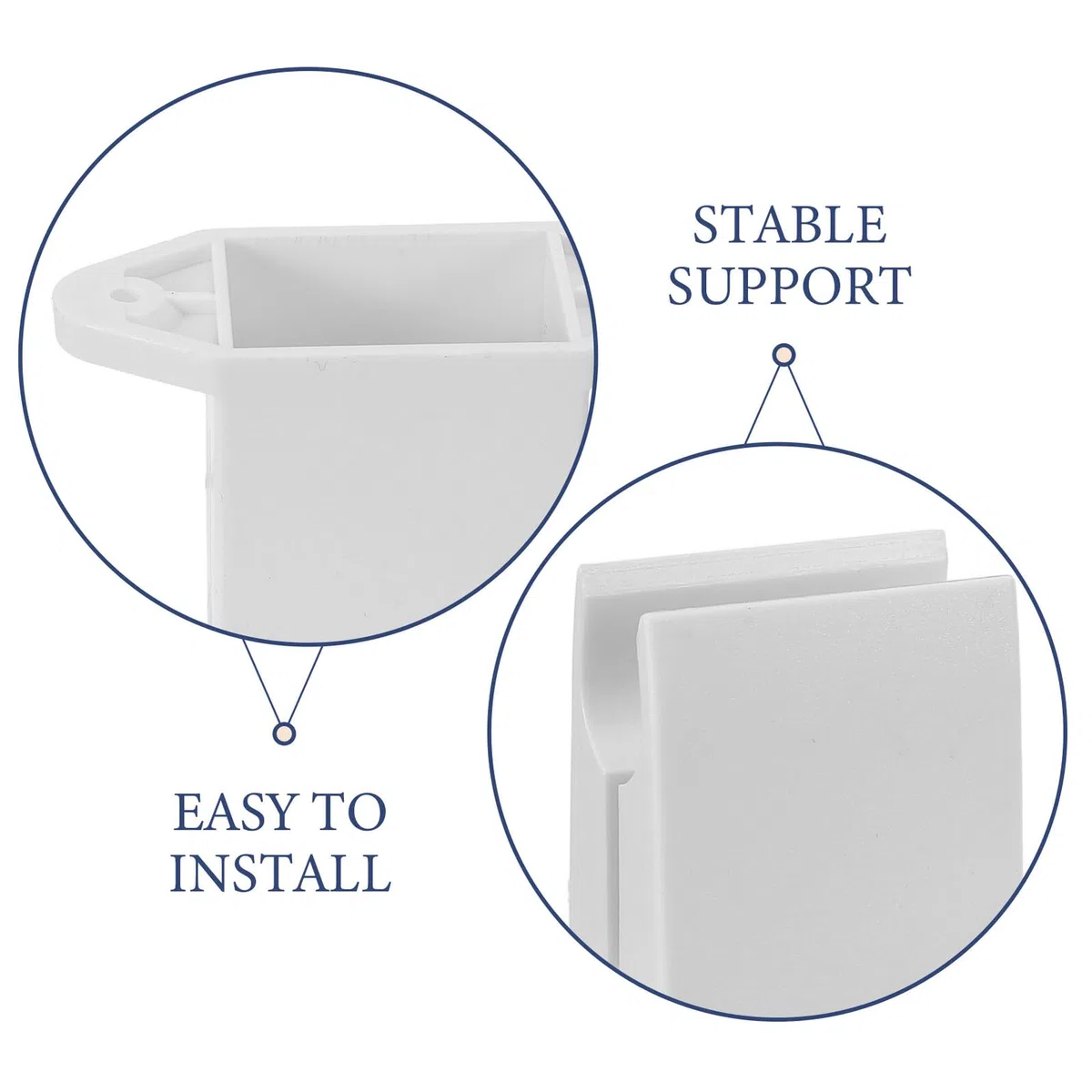 Supporto Manovella da Sole in Plastica Resistente alle Intemperie con Viti, Staffa di Montaggio Compatta per Asta da 13 Mm, Ricambio Stabile per Tende da Sole Esterne e