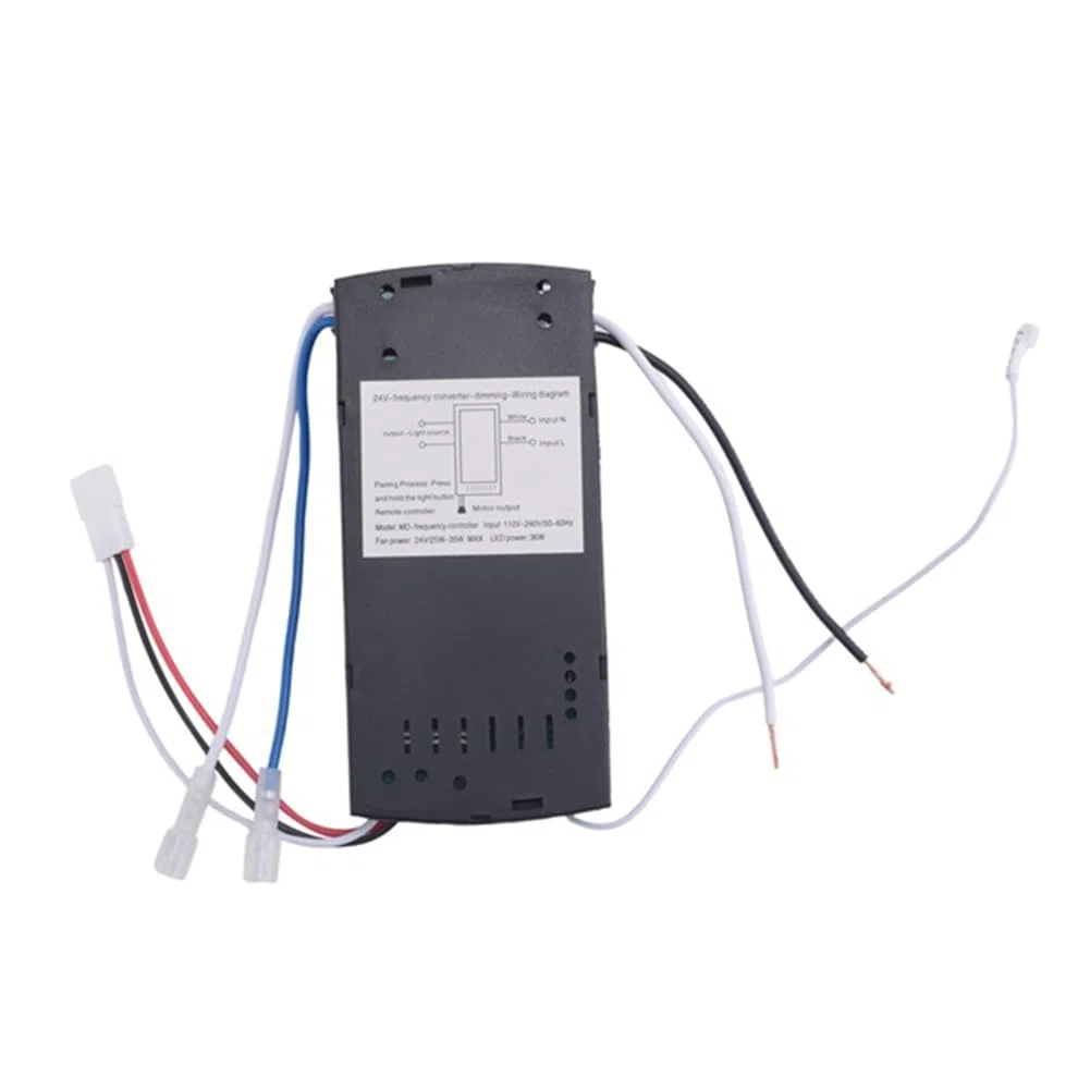 Kit Universale per Ventilatore A Soffitto 50W con 6 velocità e Funzione Timer per Ventilatore A Soffitto A Corrente Continua