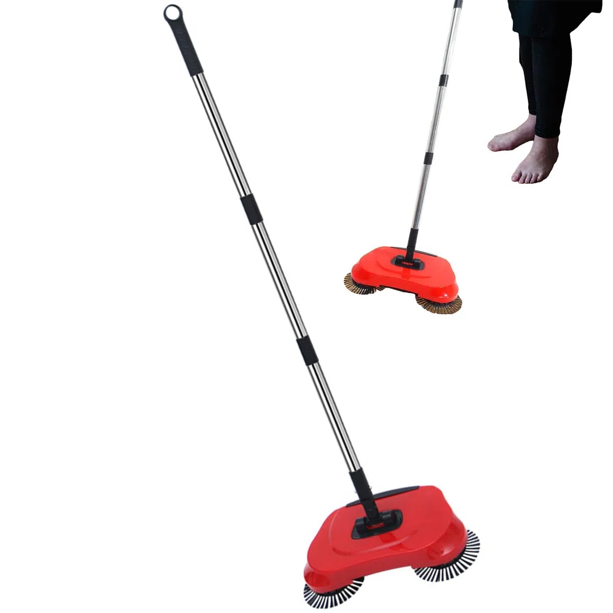 Spazzatappeti - Spazzatrice Manuale Per Tappeti Con Pettine A Spazzola, Scopa Per Tappeti, Pulitore Manuale Per Pavimenti, Spazzola Per Tappeti, Pulisci Tappeti Manuale Per Raccogliere Capelli