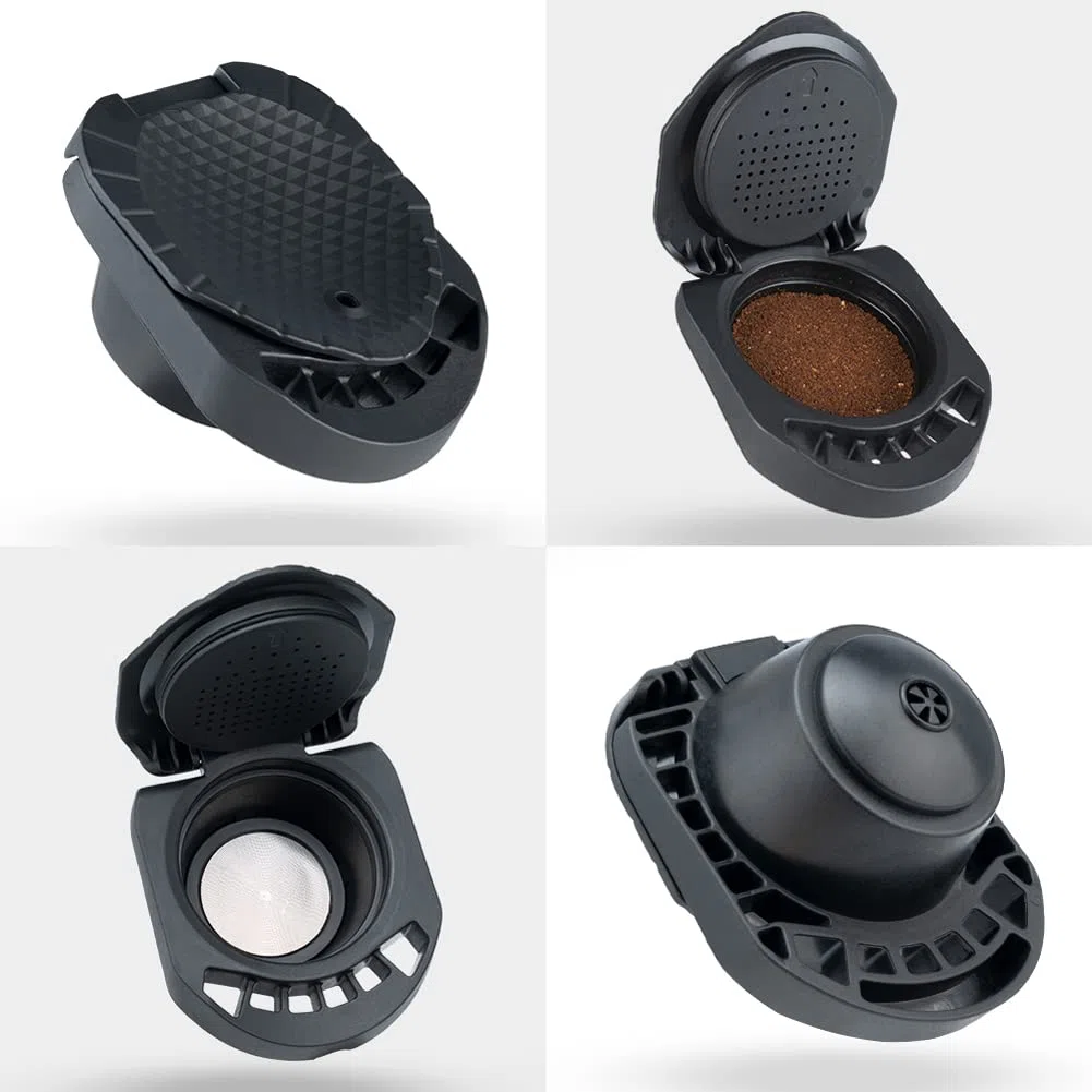Adattatore convertitore per capsule di caffè, 8 g, grande capacità, per la preparazione del caffè domestico riutilizzabile, accessorio ecologico compatibile con Piccolo XS Genio S