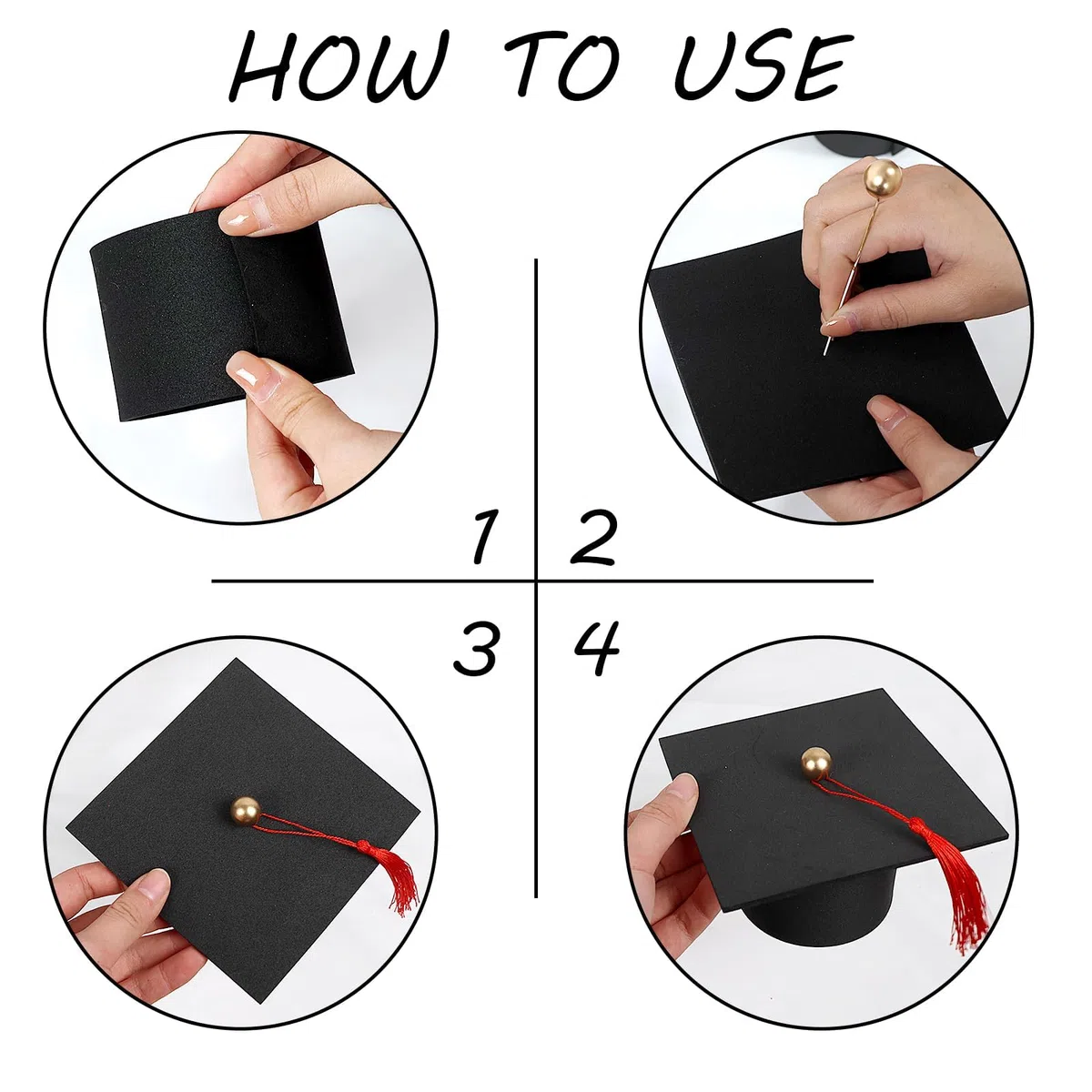 Cupcakes Toppers Laurea, 23 PCS Decorazione per Torta di Laurea, Torta Laureas Addobbi Gadget, Graduation Cake Topper, Decorazione di Torte a Tema, Laureas Decorazioni Festa (B)