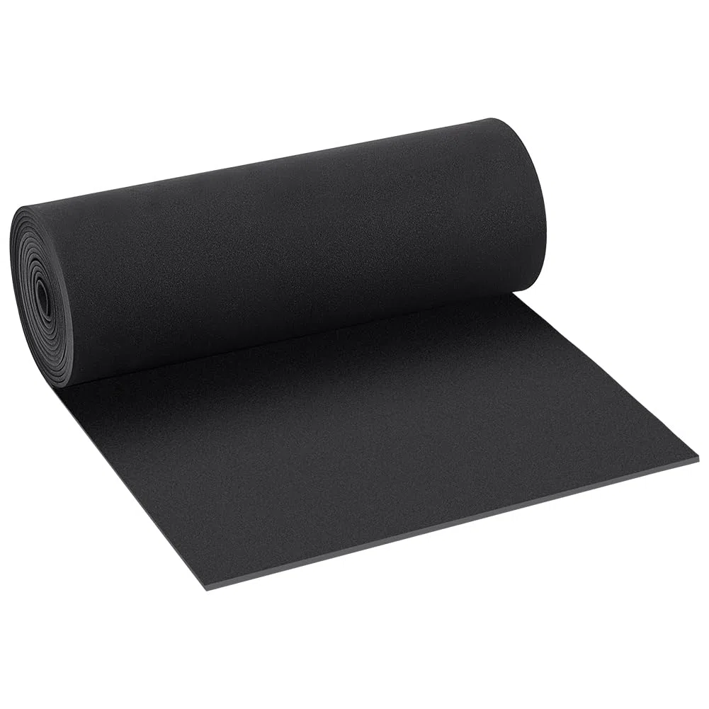 BENECREAT Rotolo di schiuma EVA da 300 x 30 cm, spessore 3 mm, schiuma premium nera per cosplay, carta, scrapbooking, progetti fai da te, artigianato in schiuma