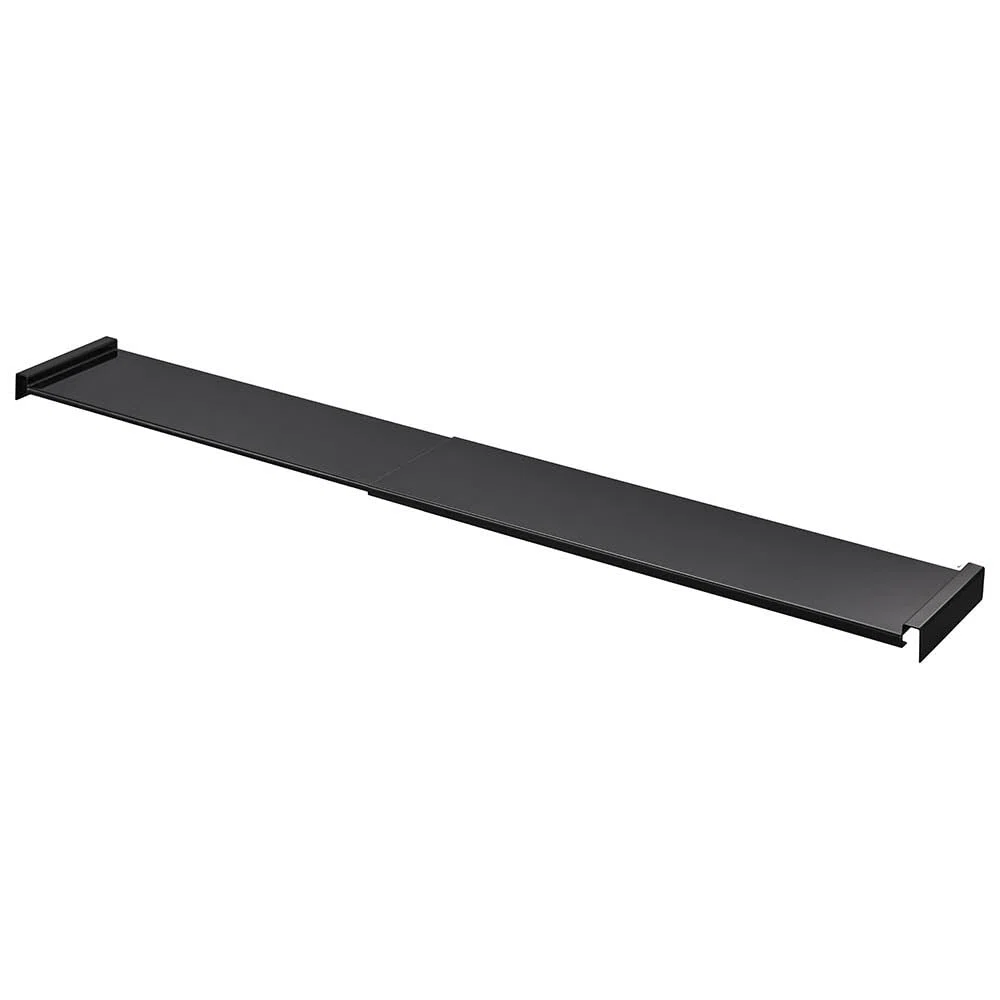 YAMAZAKI 1732 TOWER Extendable Drawer Shelf, black, Steel, 60108 x 15 x 3 cm
