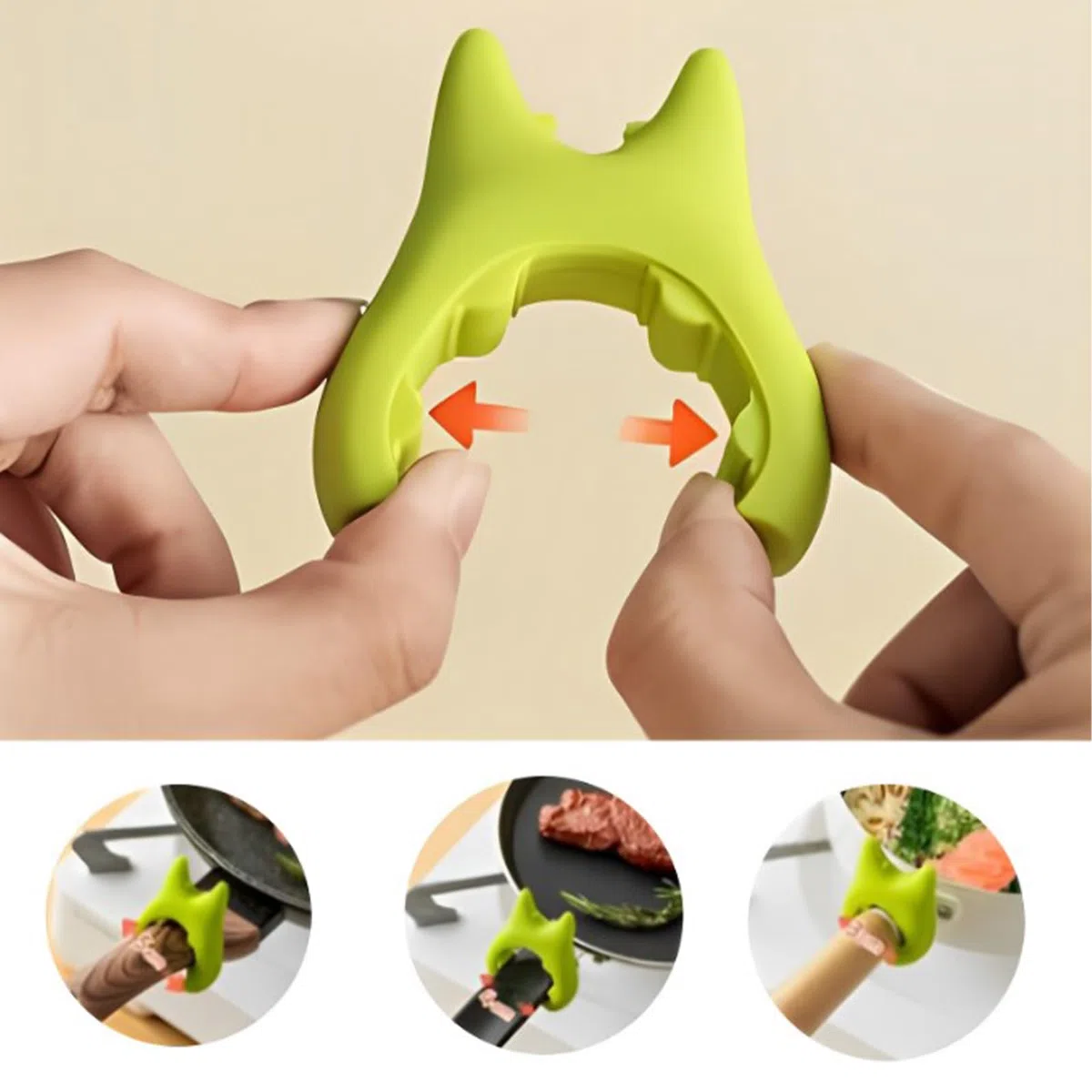 Vastsea 30 Pezzi Supporti per Cucchiai, Poggia Mestolo Cucina, Cucchiaio per Clip per Pentole, Clip per Pentole per Posizionare Cucchiai e Spatole Dopo la Cottura in un Poggiautensili a Vapore