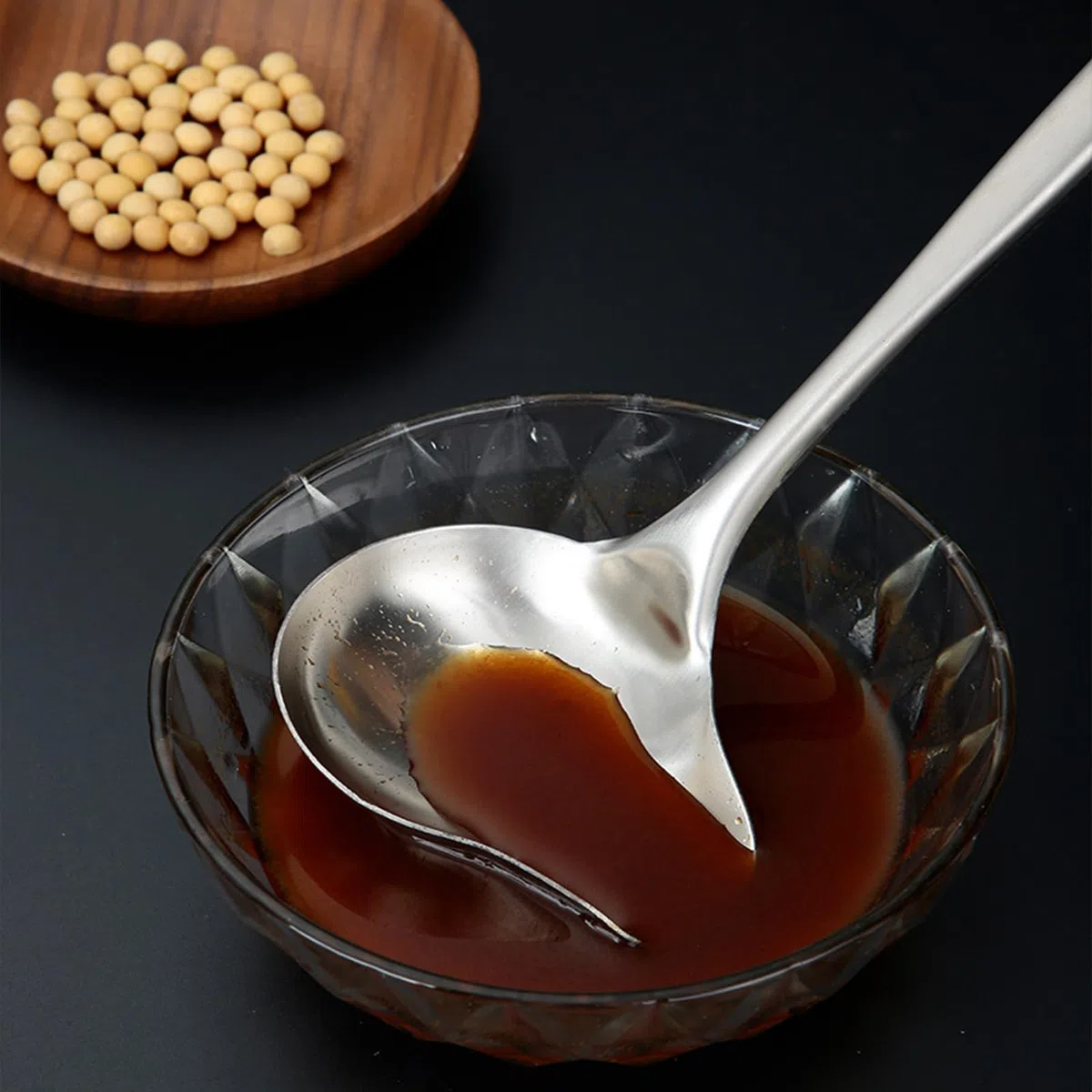 2 mestoli per salse con beccuccio, 30 cm, in acciaio inox, cucchiaio per salse con beccuccio, piccolo mestolo per salse, salse da zuppa, condimenti