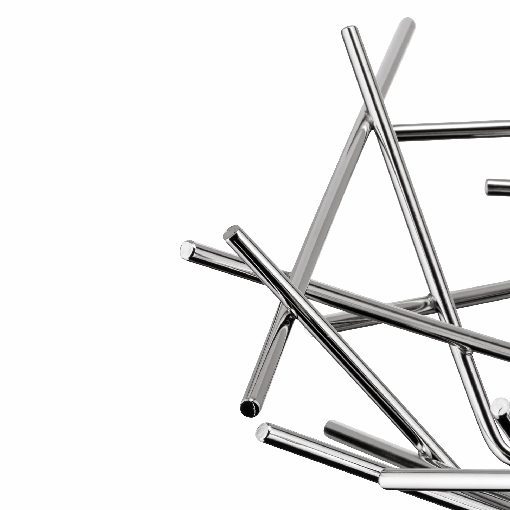 Alessi Blow Up FC02 - Cestino Portafrutta di Design in Acciaio Inossidabile 18/10, Lucido
