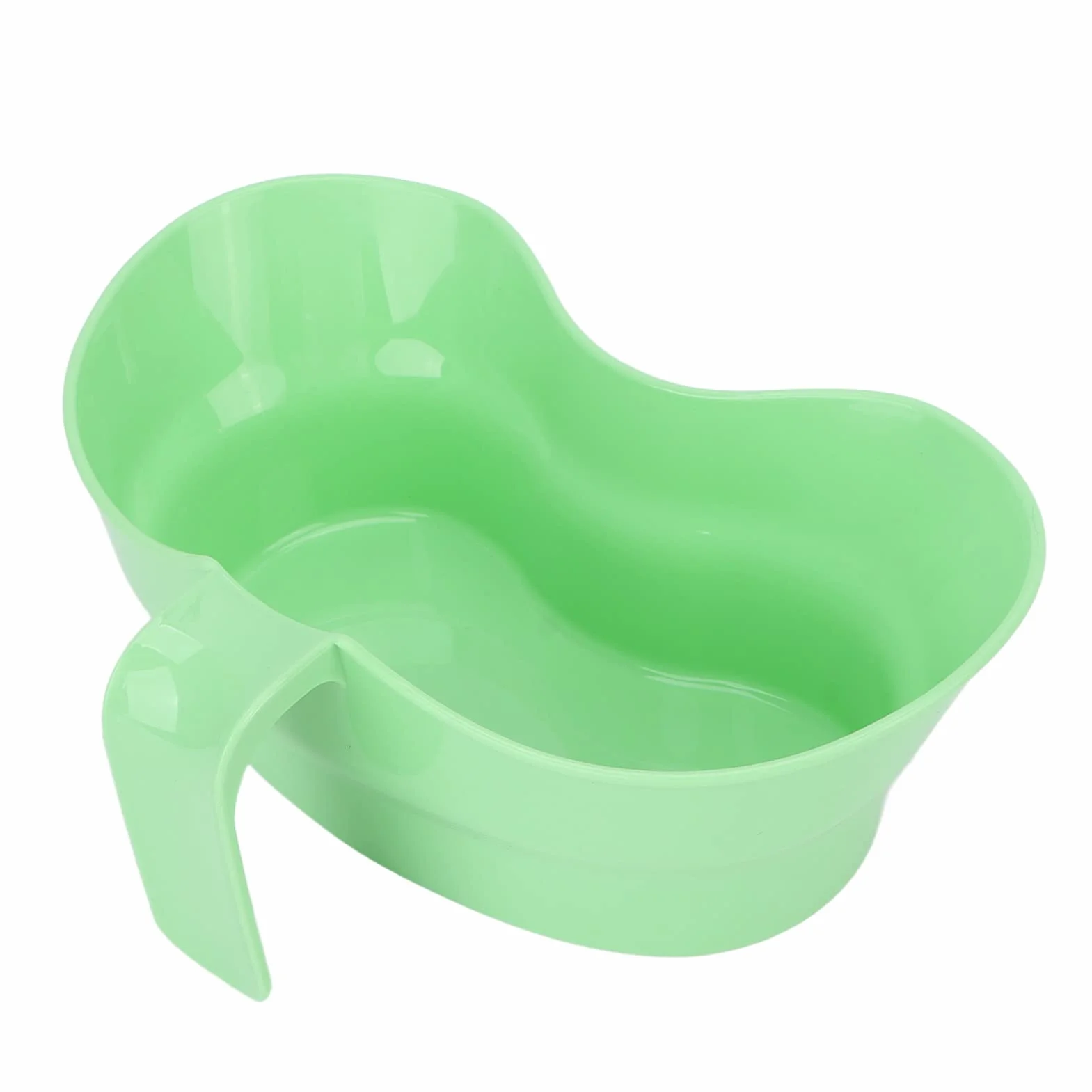 Ciotole di vomito di plastica, grande diametro interno curvo cura orale che ricicla la ciotola per il letto anziano