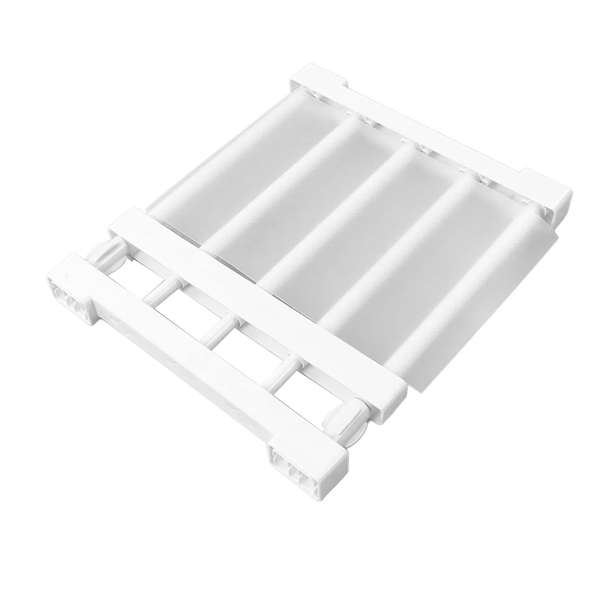 Zerodis Scaffale di Tensione dell'Armadio,Scaffale Espandibile in Metallo Organizzatore Regolabile Separatore Divisorio Fai-da-Te per Armadio Armadio Bagno (Lunghezza 30‑40cm/11,8‑15,7Pollici)
