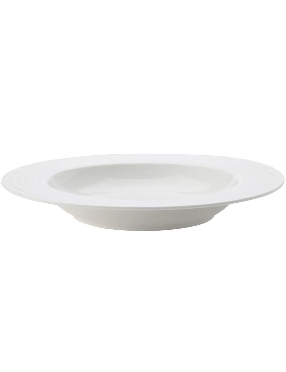 Maxwell & Williams Basics diamanti RIM Soup Bowl, bianco, 22.5 cm, set da 1