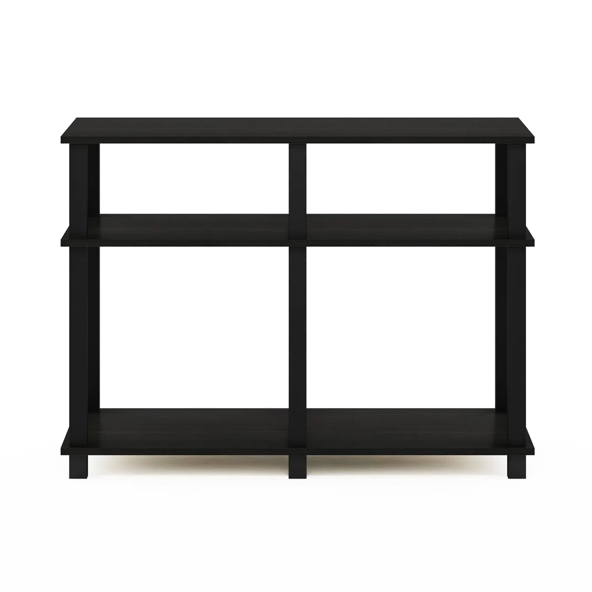 Furinno Romain Turn-N-Tube Supporto TV per TV fino a 40 pollici, Espresso/Nero
