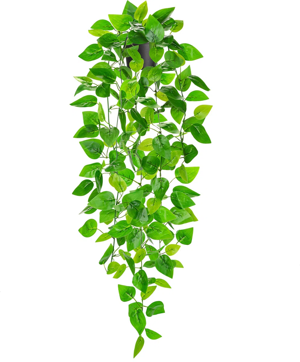 Der Rose Piante artificiali da appendere, 86 cm, piante rampicanti in vaso, per interni ed esterni, per ufficio, casa, soggiorno, bagno, mensola decorativa (1 confezione)