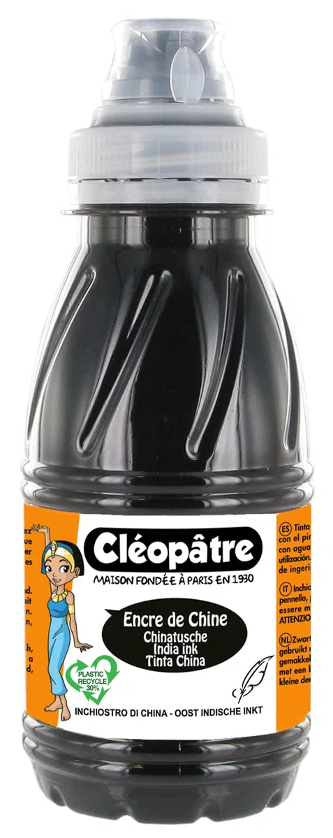 Cléopâtre edc250 – 2 Inchiostro di Cina Nero 6 X 6 X 16 Cm