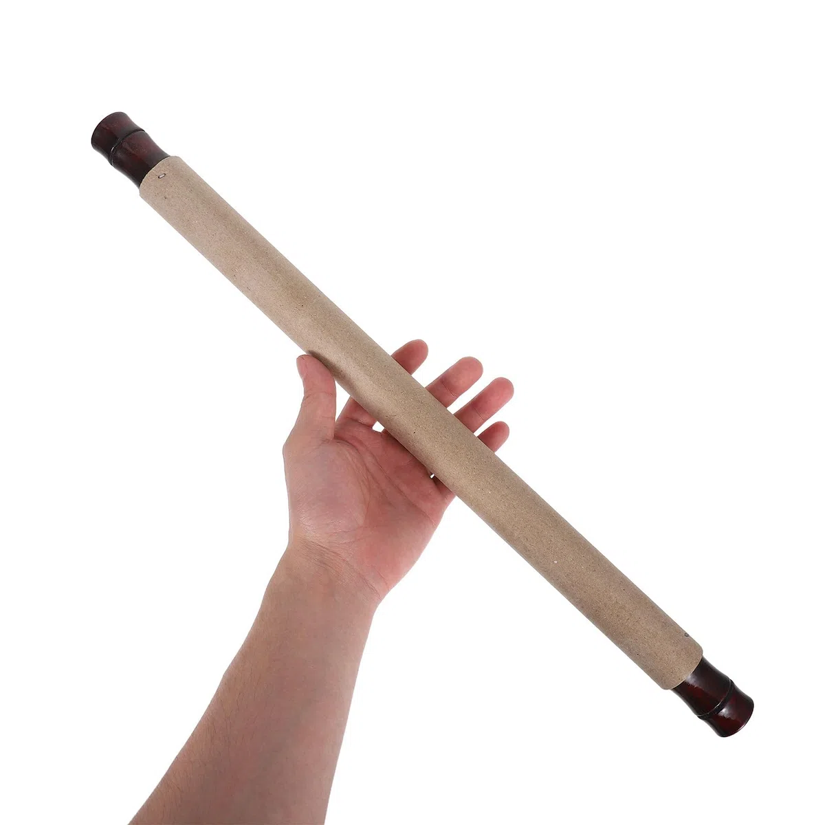 2pezzi Bacchette in Legno per Calligrafia e Pittura con Testa Asta, Accessori per Montaggio Conveniente di Dipinti e Poster, Design Elegante per Uso Domestico