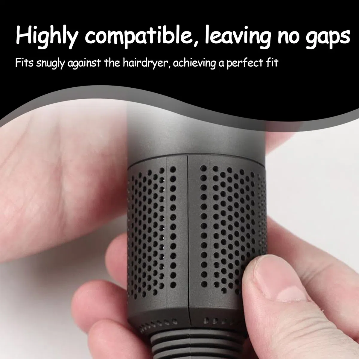 Copertura Filtro Esterno per Dyson Asciugacapelli HD01, HD03, HD08, HD15 - Accessorio Protettivo di Alta qualità, Design Innovativo con Apertura Facile, 1 Pezzo