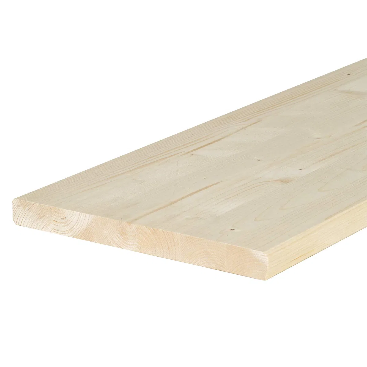 Guercio Tavola lamellare Legno Abete Naturale Levigata - 1200 X 300 mm - Spessore 28 mm