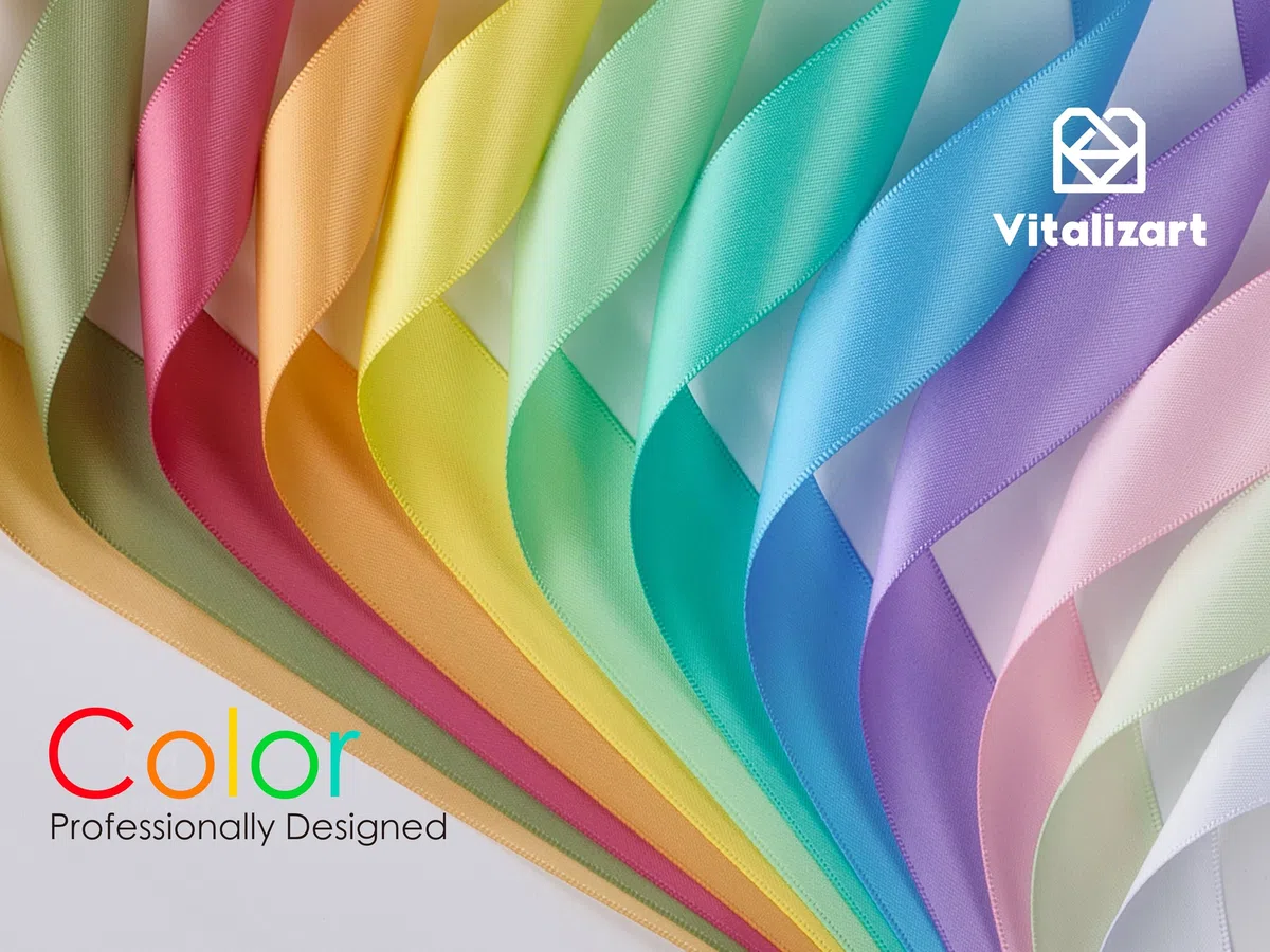 Vitalizart Nastro di Raso 12 Colori Chiari 2,5cm*32,9m per Confezioni Regalo, Nastro Regalo Poliestere Doppio Lato, Nastri in Tessuto Spesso per Artigianato, Bouquet, Decorazioni & Ghirlande Natalizie