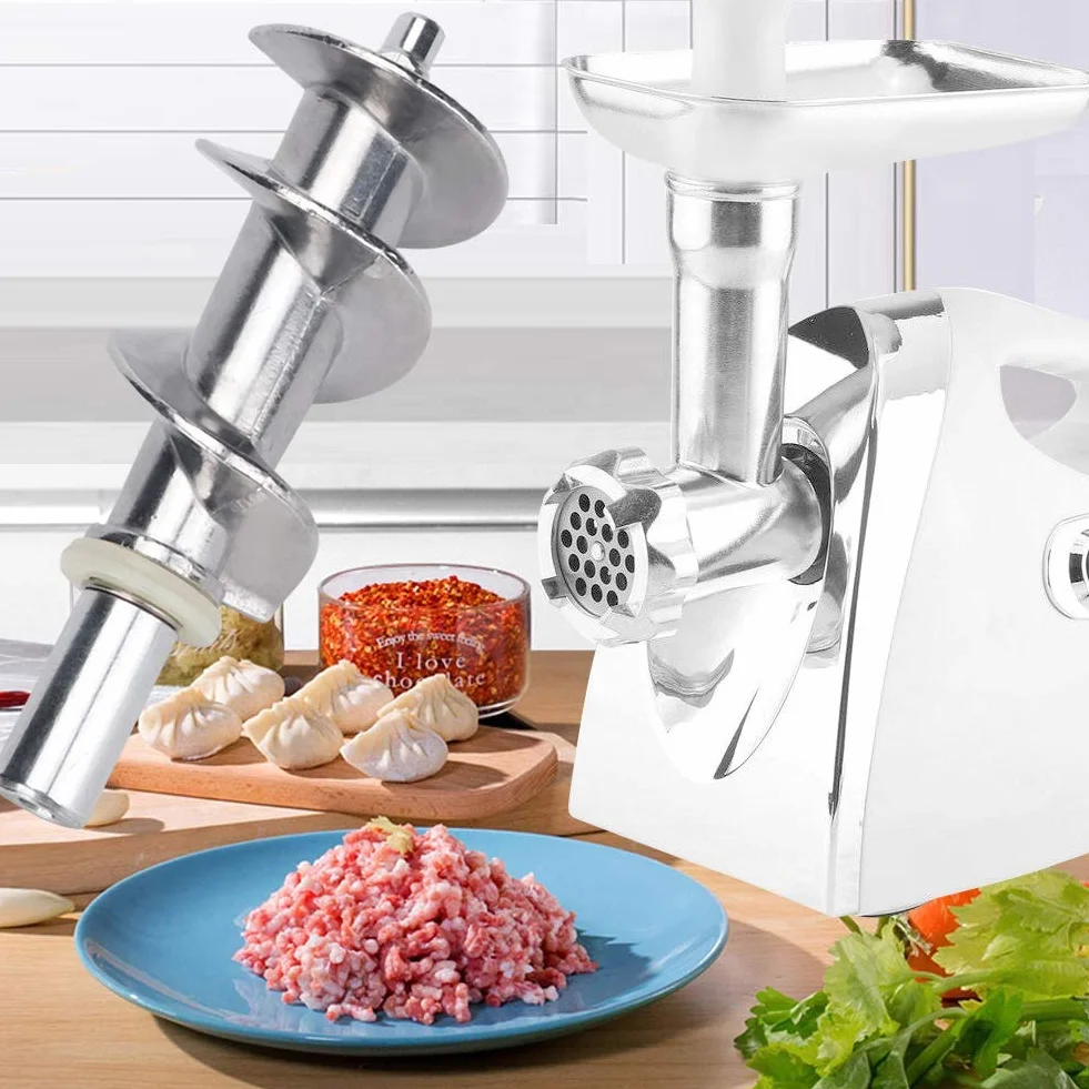 Tritacarne A Vite, Vite Tritatutto Ricambi Accessori Per Tritacarne Lame Per Tritacarne In Lega Di Alluminio Accessori Da Cucina Adatto Per Tritacarne N. 5 Parti In Acciaio Inox
