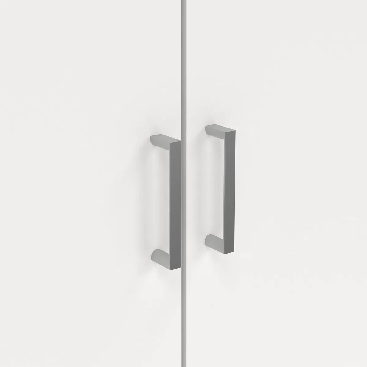 Dmora - Armadio multiuso grande Beaumont, Guardaroba ausiliario a 3 ante, Scarpiera con ripiani, Mobile porta scope, 109x37h180 cm, Bianco