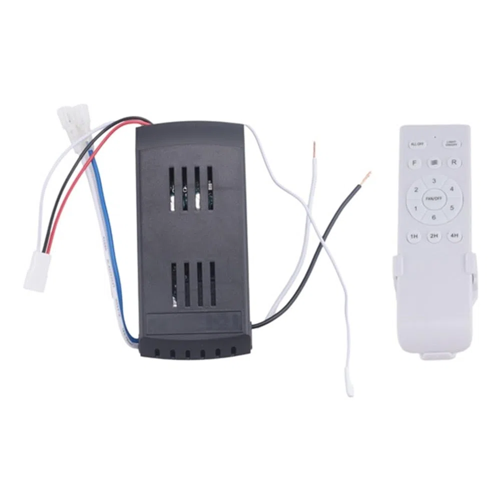 Kit Universale per Ventilatore A Soffitto 50W con 6 velocità e Funzione Timer per Ventilatore A Soffitto A Corrente Continua