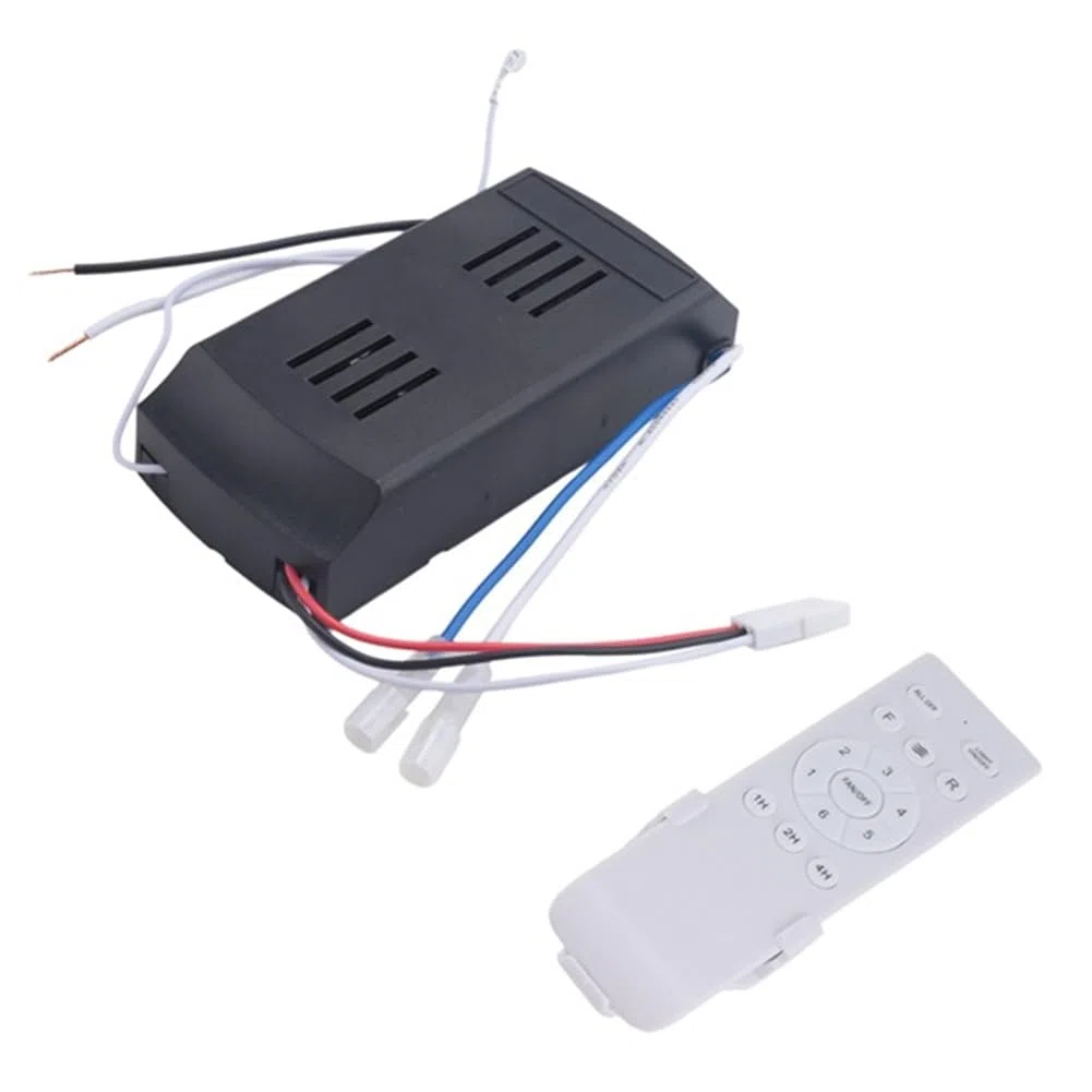 Kit Universale per Ventilatore A Soffitto 50W con 6 velocità e Funzione Timer per Ventilatore A Soffitto A Corrente Continua