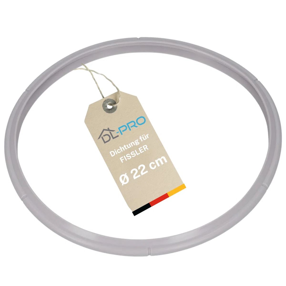 DL-pro Guarnizione Ø 22 cm per pentola a pressione Fissler Blue Point Vitavit Royal Magic e Vitaquick fino al 2009, guarnizione in silicone sostituisce 038-667-00-201 32-631-00-201 038-667-00-205/0