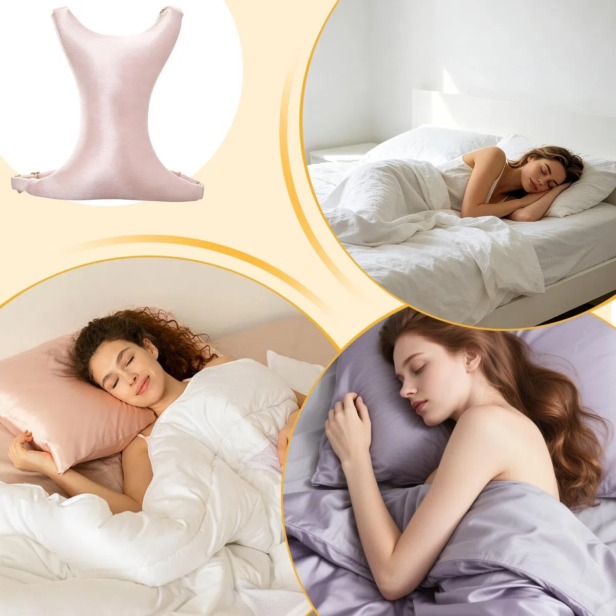 Cuscino per il Petto e Torace,Cuscinetto Modellante Di Sostegno Per Il Petto | Cuscino Modellante Seno Per Dormire | Adatto A Notte, Casa, Hotel, Camera Da , Appartamento, Dormitorio E Gravidanza