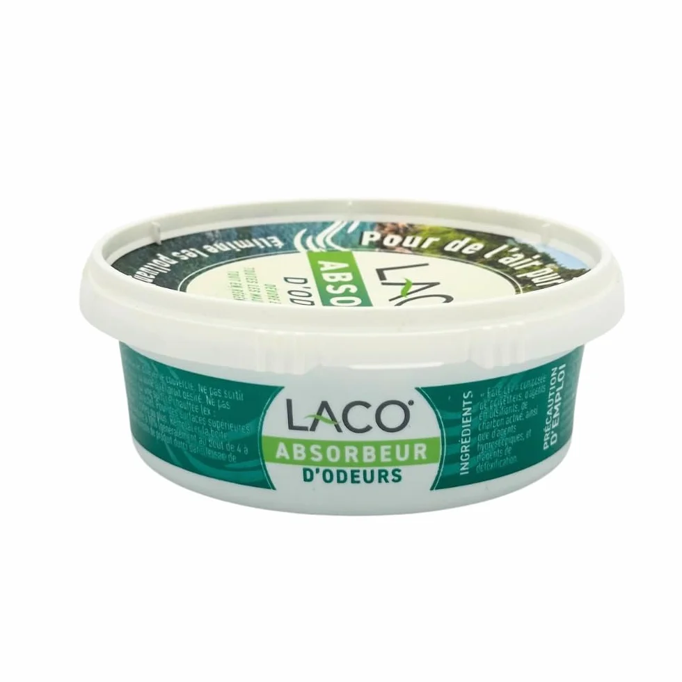 Laco Deodorante assorbi-odori, Durata: da 4 a 6 Settimane, Scatola da 225 g