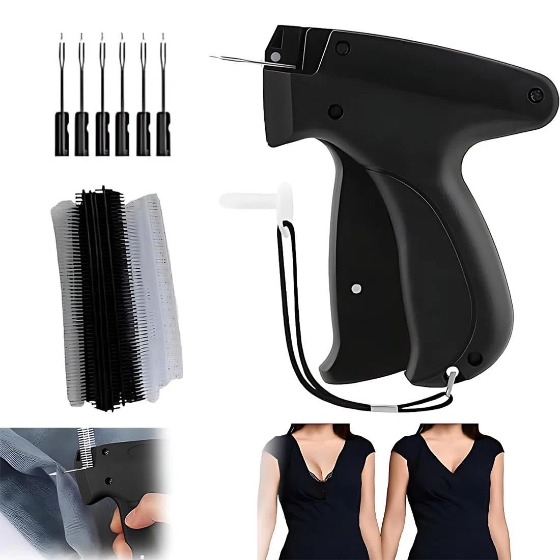Stitchs Quick Fixer per vestiti | Macchina da cucire a mano | Pistola a micropuntura per vestiti | Fissatore rapido per vestiti | Mini Quick Repair Garment Cucito | Quick Clothing Fixer quick