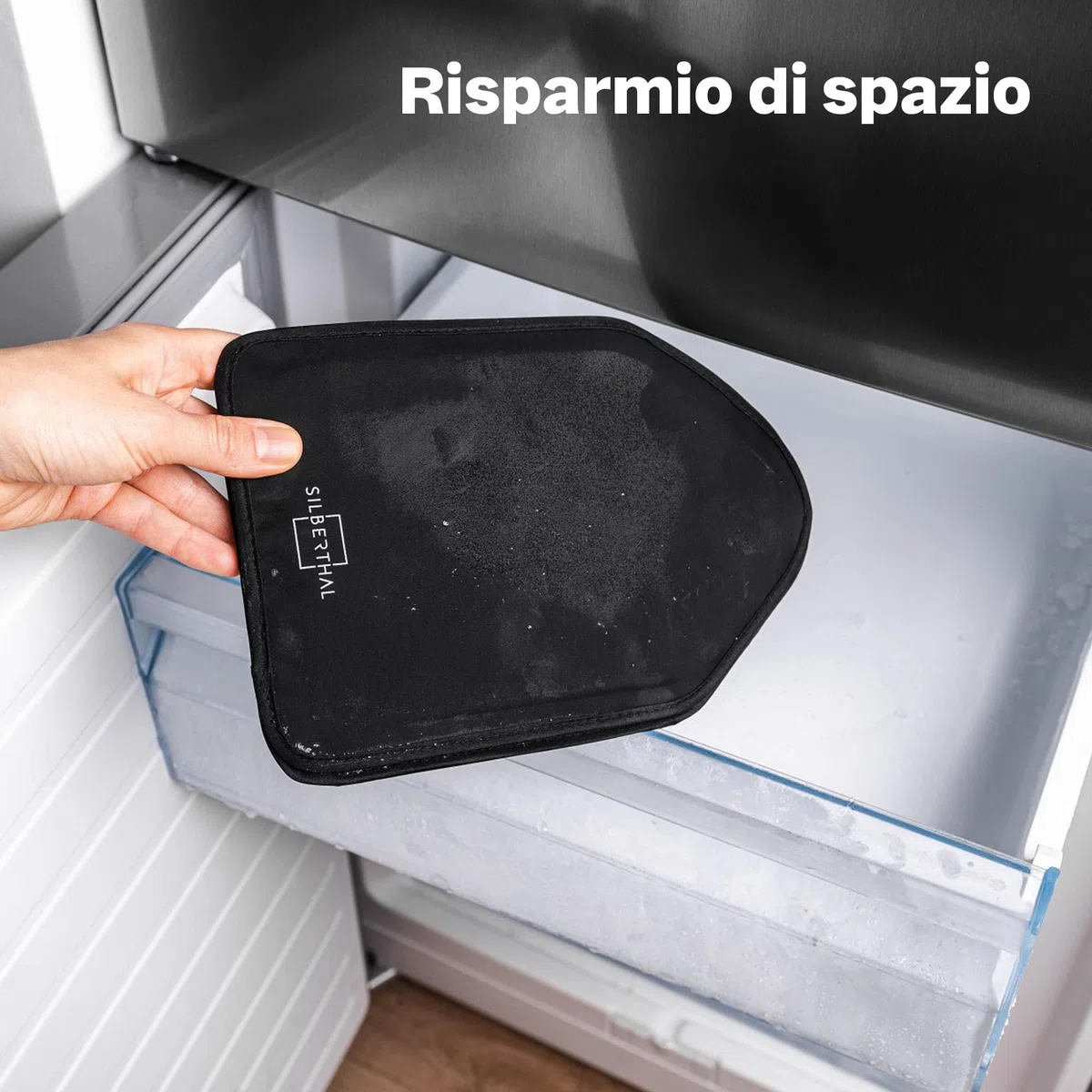 SILBERTHAL Refrigeratore per bottiglie vino - Elastico - Nero - Busta raffredda vino spumante frizzante e champagne