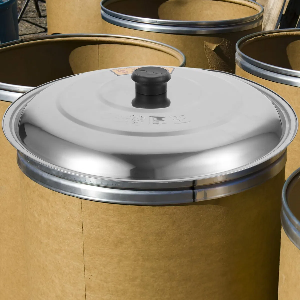 Coperchio per Padella Multifunzione in Metallo Antiruggine 33 CM Copertura Rotonda per Uso Quotidiano in Cucina