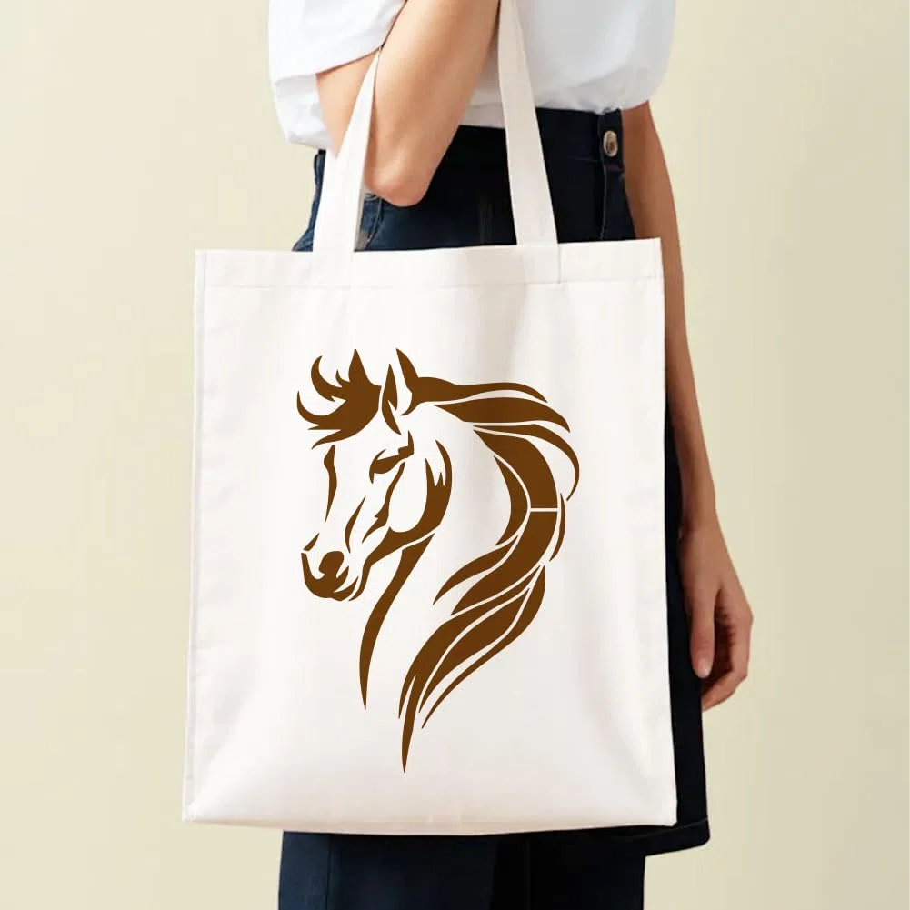 FINGERINSPIRE 12Styles Stencil per Cavallo con Pennello e Inchiostro, 29.7x21cm Stencil per Dipingere Teste di Cavallo Stencils con Motivo di Cavallo Al Galoppo Modelli con Temi Animali per Dipingere