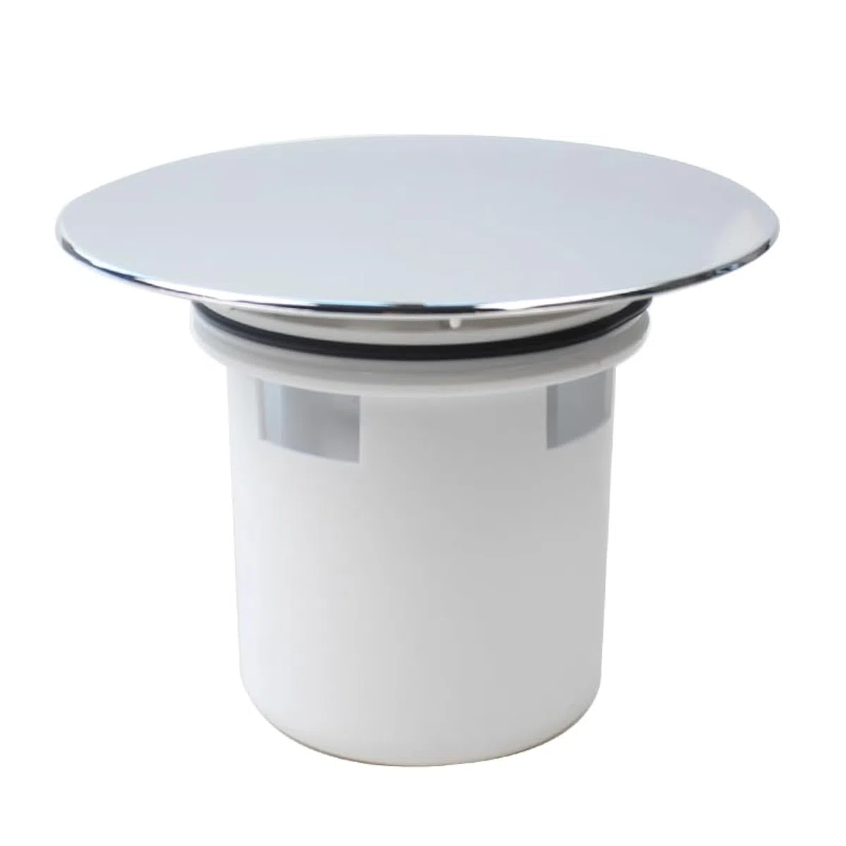 Coperchio Scarico Doccia, Tappo Doccia in Plastica Cromata, Sostituzione per Vecchio Tappo Doccia, Copertura Bocca Doccia, QS622 (coperchio con cestello)