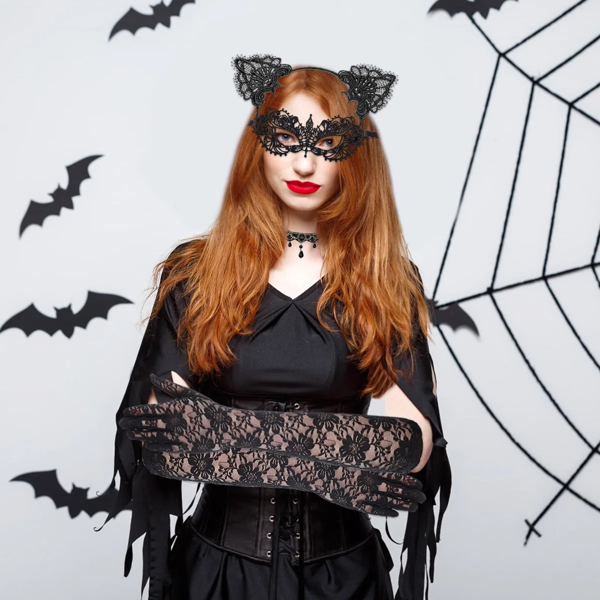 Maschera Integrale di Halloween, 3 Pezzi Maschere di Halloween a Faccia, Cappuccio Nero Traspirante Halloween, Mascherine Integrale, Maschera Senza Volto Unisex per Halloween Cosplay