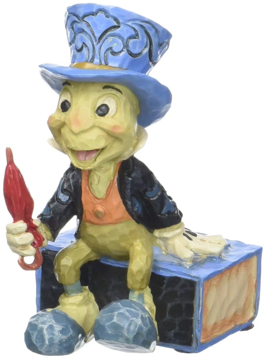 Enesco Disney Tradition By Jim Shore Il Grillo Parlante Mini Figurina, PVC, Multicolore, 16x18x24 cm