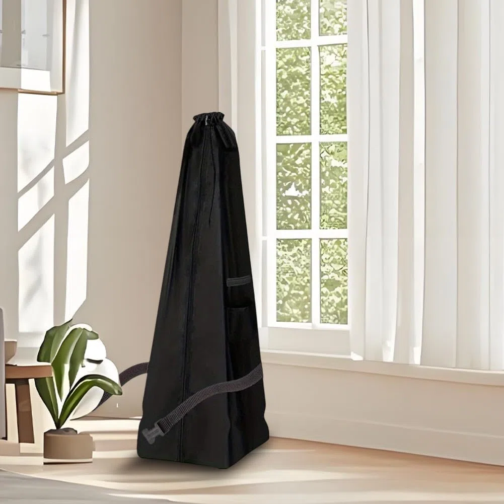 HpLive 210D, custodia impermeabile per aspirapolvere, con scomparto extra per accessori, adatta per aspirapolvere verticale, 38 x 38 x 132 cm, colore nero