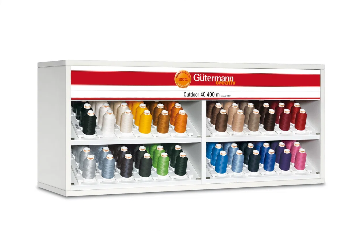Gütermann Outdoor-Yarn Filo da Cucire, Poliestere, Blu Chiaro, 400 Metri