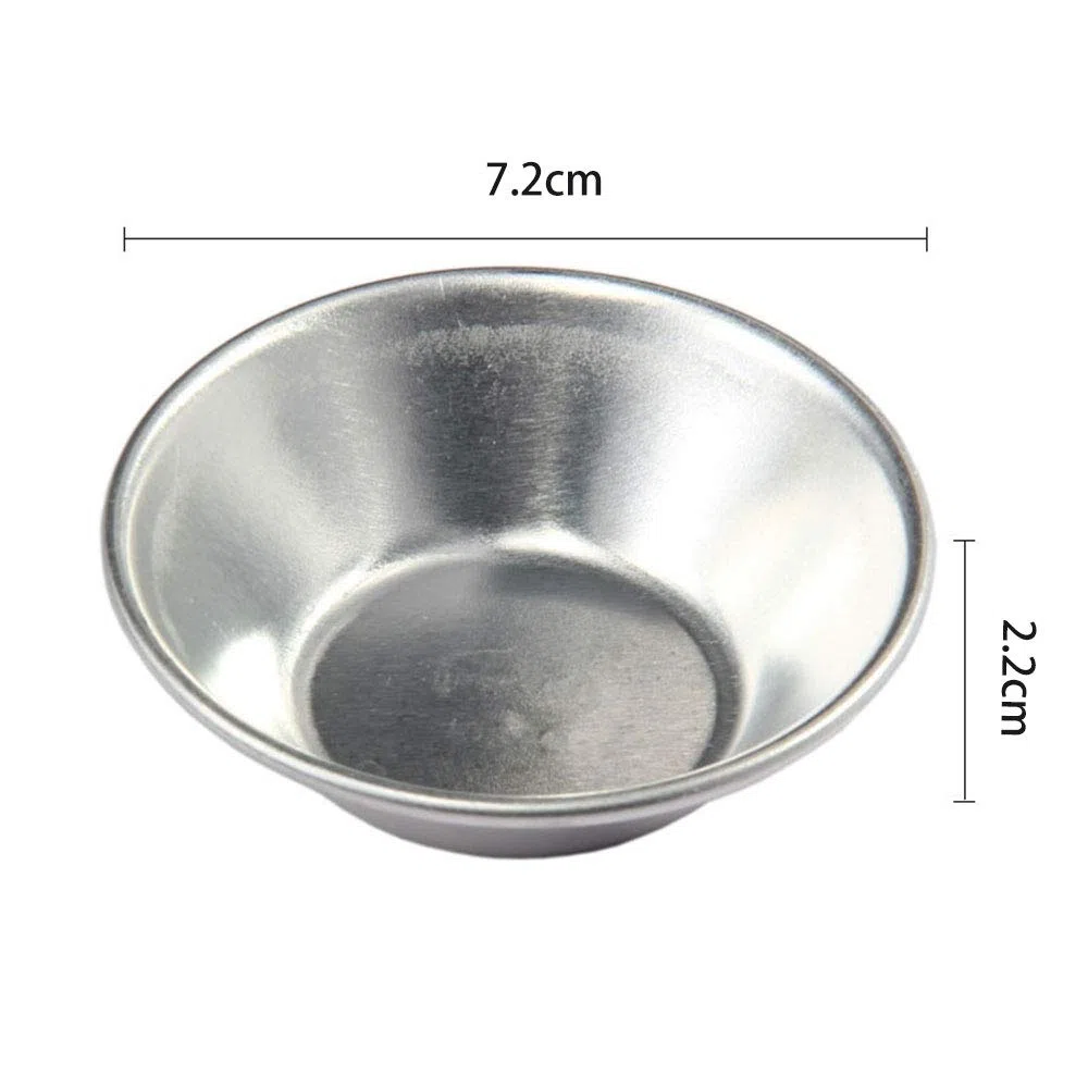 10 Stampi Antiaderenti in Alluminio per Torte, Mini Muffin, Cupcake, Budini, Quiche, Cioccolato