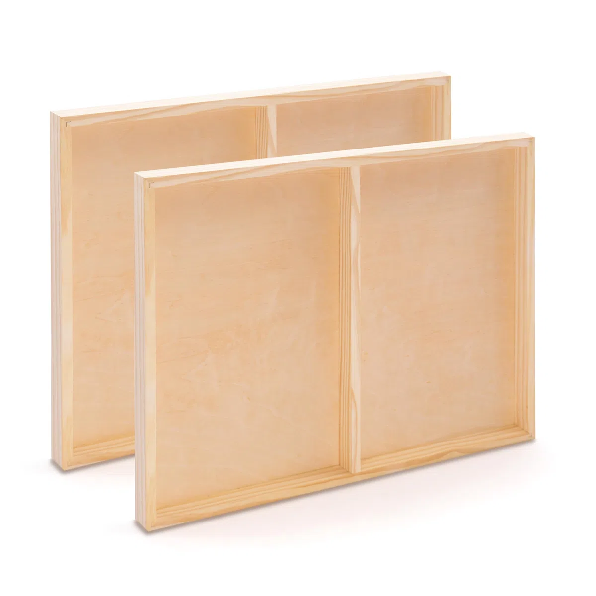 Art-Star 2X Tavola da Pittura in Legno Betulla 30x40 cm | Profondità 3,8 cm | Pittura Multiuso