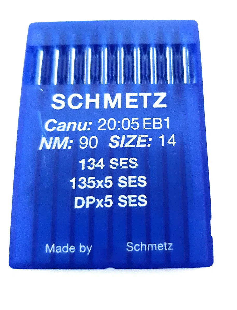 134 SES 135 x 5 aghi per macchine da cucire industriali (14/90), 50 pezzi