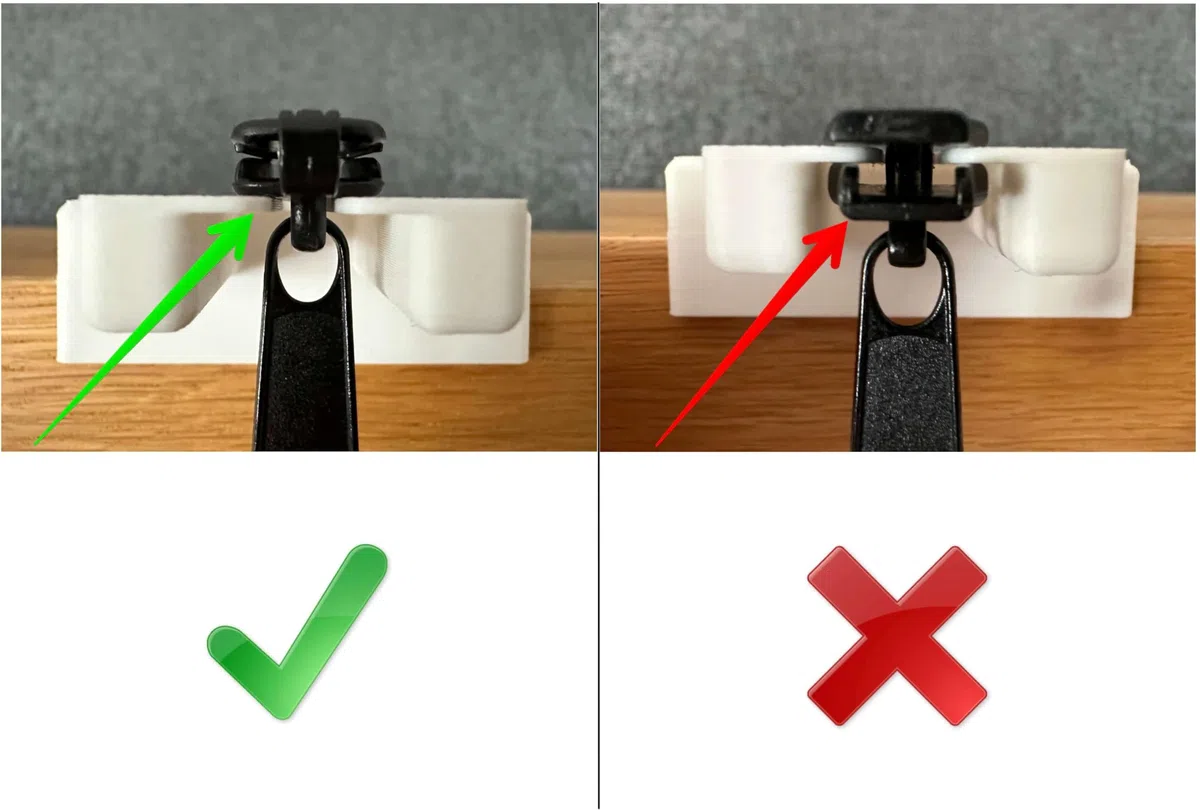 Infila zip per chiusura lampo infinita bianco