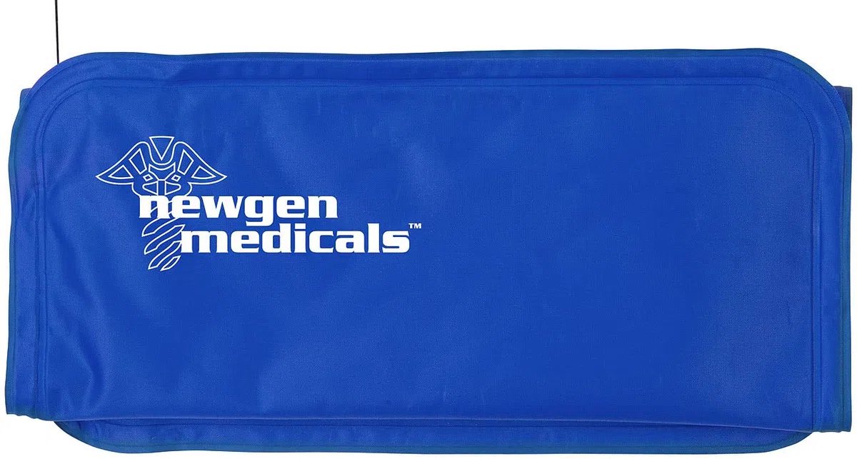 newgen medicals materassi refrigeranti per persone: Set da 2 cuscini rinfrescanti, 30 x 40 cm, blu (cuscino di supporto, coperta rinfrescante per persone, fresco)