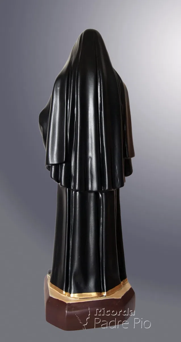ricordapadrepio.it Statua Santa Rita cm 30, made in Italy, dipinta a mano