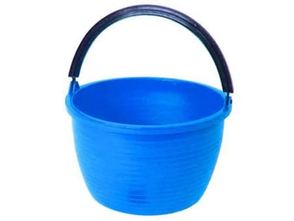 CESTA SECCHIO AGRICOLO TONDO CON MANICO DA 16 LT PER ALIMENTI RACCOLTA COLORI MISTI