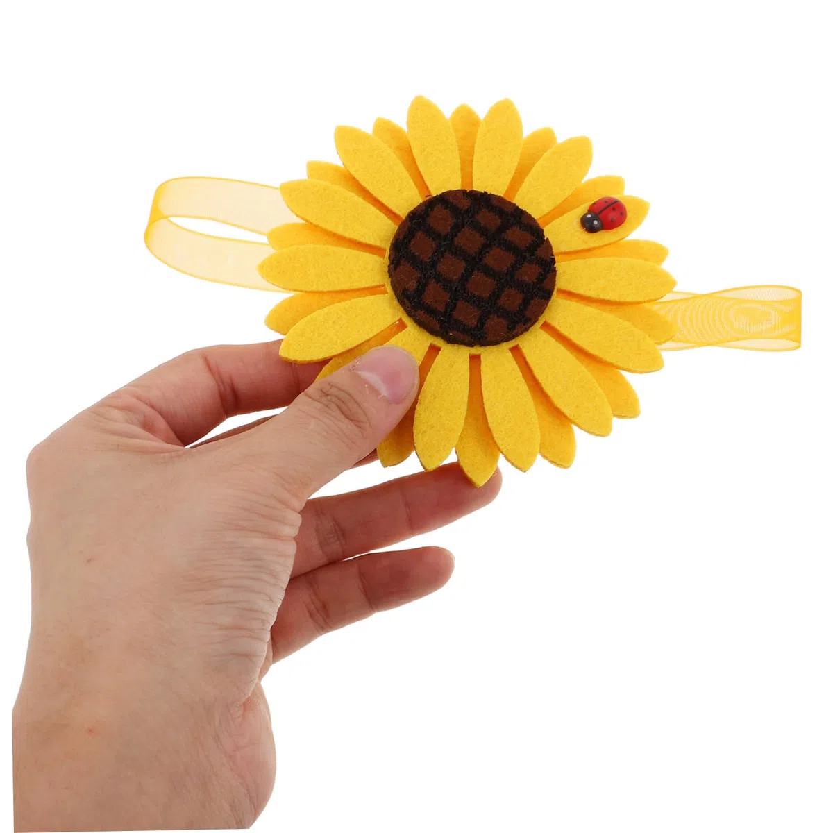 Calamite in Girasole Forma e di per 4 a Pezzi Accessori Tende Tessuto Magnete Resistenti e Versatili Interni per Salotto e Decorazione Domestica