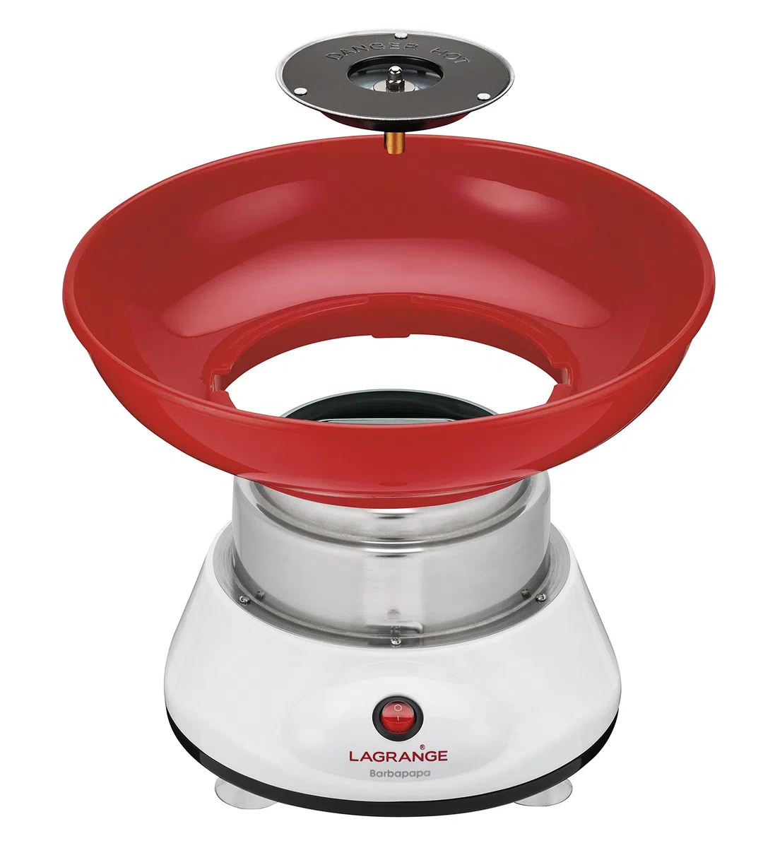 LAGRANGE Barbapapa macchina zucchero filato rosso/bianco da 400 W