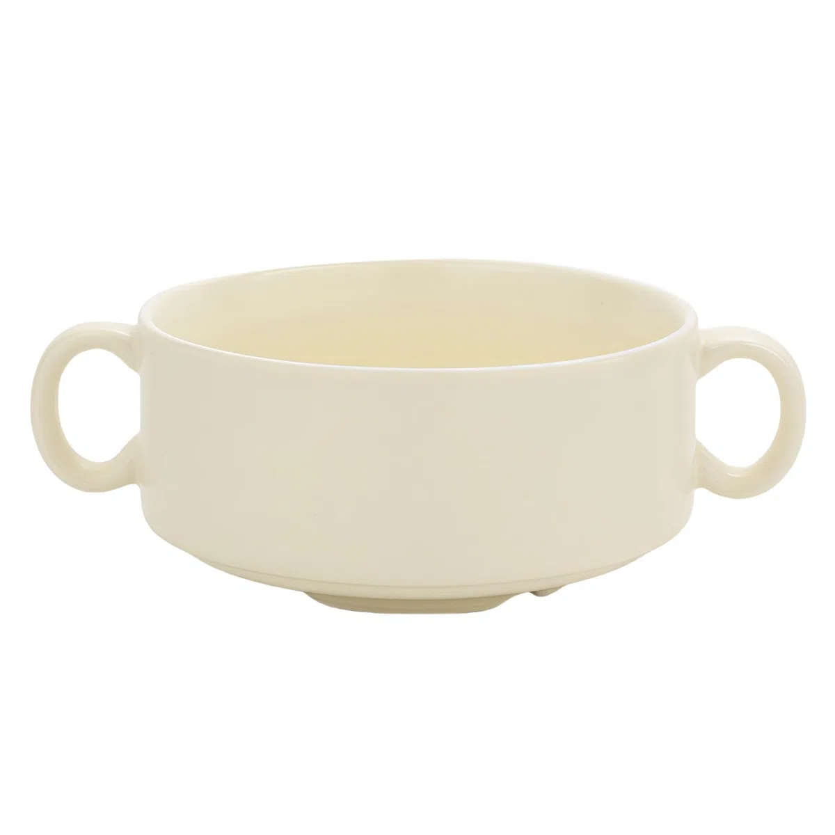 Piccola tazza da zuppa con manici, in tinta unita, 300 ml, per zuppa di cipolle, adatta al microonde e alla lavastoviglie