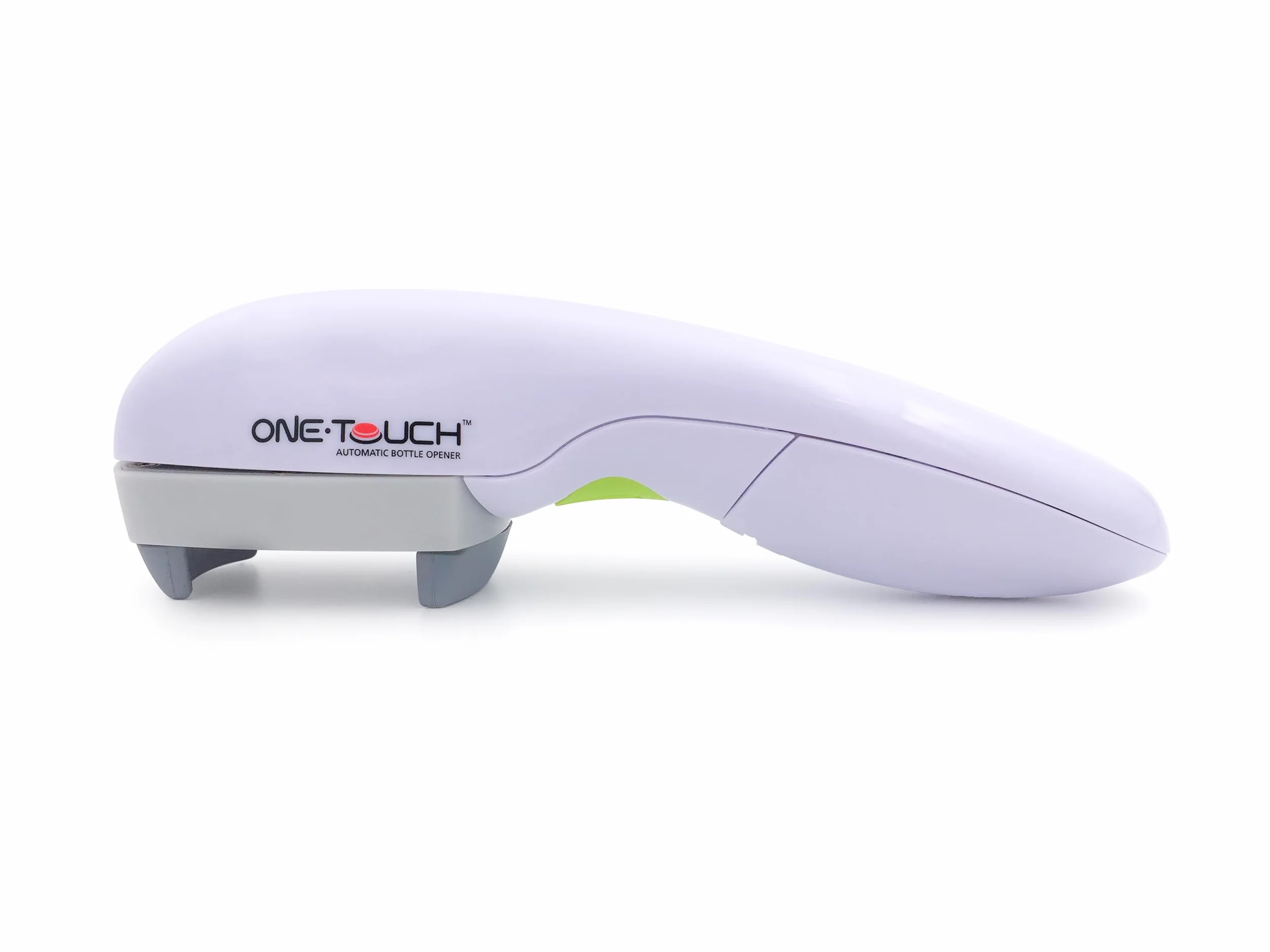 ONE TOUCH KC85 Apribottiglie elettrico – Nessuno sforzo richiesto – Per tutti, anche senza forza nelle mani – Apre tutti i tappi da 12 a 52 mm senza problemi