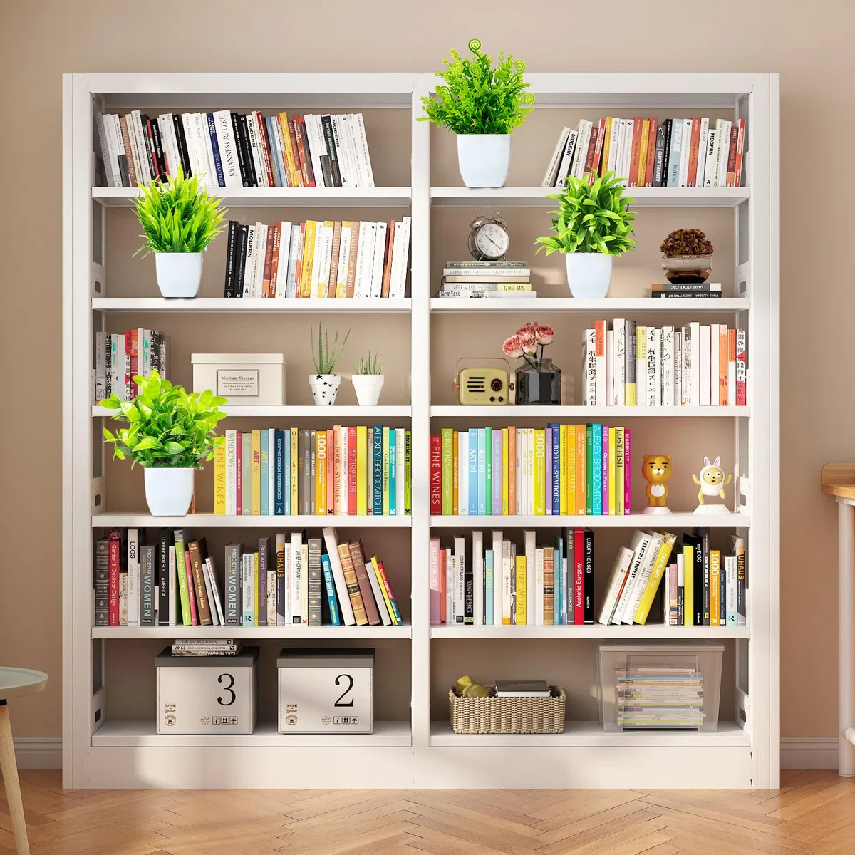 Purpledi 6 Pezzi Mini Piante Artificiali Verdi in Vaso Plastica, Piante Finte da Interno, Piantine Finte Decorative con Vasetto per Casa Ufficio Tavolo Stanza Bagno Decorazione Interno B