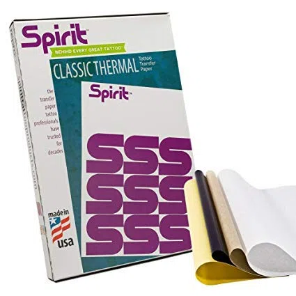 Carta trasferimento stencil spirit per tatuaggio Repro FX classic thermal 50 fogli